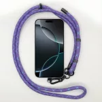 Lila-Kék Csillag - Univerzális Hosszú Telefonpánt Karabinerrel