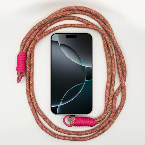 Naplemente Bohém Pink Díszítéssel - Hosszú Telefonpánt