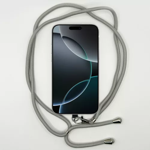 Egyszínű Galambszürke - Univerzális Hosszú Telefonpánt Karabinerrel