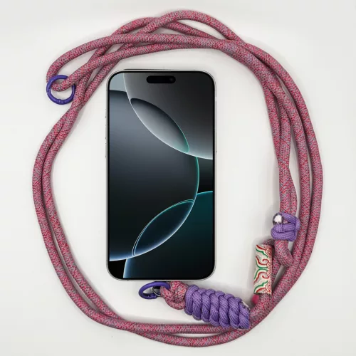 Hangaszín Lila Bohém - Állítható Hosszú Telefonpánt