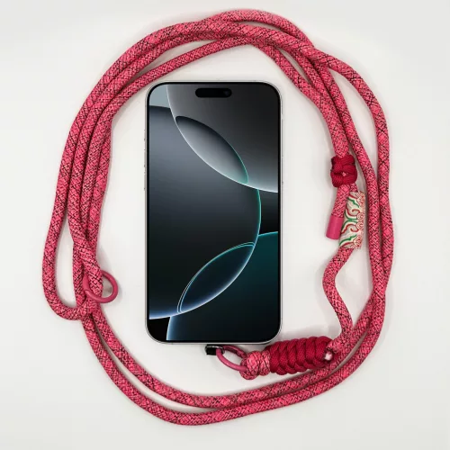 Málnarózsaszín Bohém - Állítható Hosszú Telefonpánt