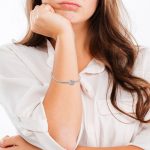 Csillogó Mancs Kapcsos Ezüst Karkötő - 18 cm