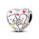 Hopehely-mintas-ezust-gomb-charm