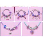 Panacha "Lila Mese" Kreatív Ékszerkészítő Ajándékszett gyerekeknek (76 darabos)