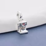 Ezüstözött kávéfőző charm