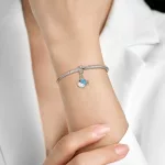 Gömbhal ezüst függő charm