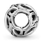 Gombolyag ezüst gömb charm