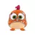 Narancs Angry Bird karakter ezüst charm
