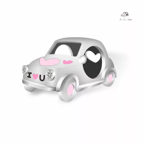 I Love You kisautó ezüst charm