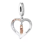 Futócipő futás running ezüst függő charm