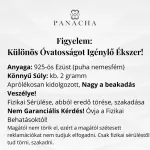 Törpespicc kutya ezüst függő charm