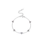 Piros szíves ezüst ékszerszett karkötő gyűrű fülbevaló