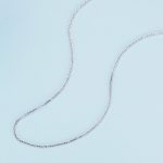 Egyszerű elegáns ezüst nyaklánc