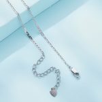 Állítható méretű ezüst nyaklánc 40-45 cm