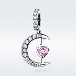 Rozsaszin-sziv-koves-ezust-fuggo-charm