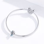 Kígyó ezüst charm