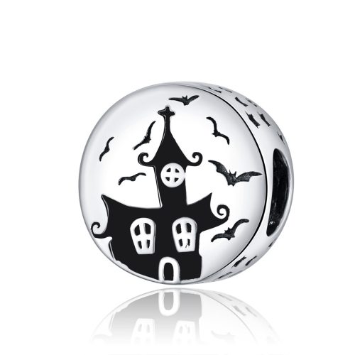 Kastely-deneverekkel-Halloween-Ezust-Charm