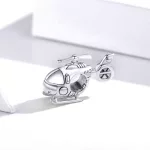 Helikopter-ezust-charm