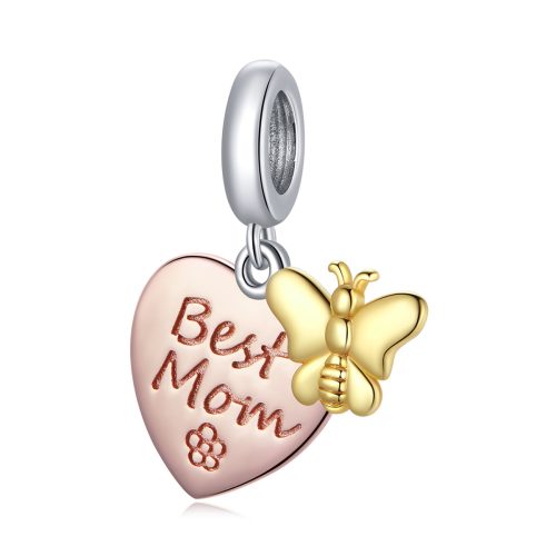 Best-Mom-ezust-fuggo-charm-pillangoval