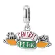 Central Perk kávézó ezüst függő charm
