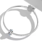 Ezüst Tavaszi Virágok Charm Medál