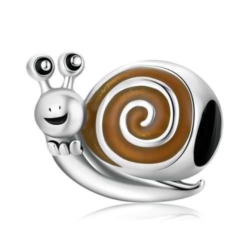 Csigabiga-ezust-charm