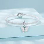 Auróra Pillangó függő ezüst charm