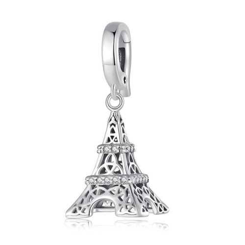 Eiffel Torony ezüst függő charm