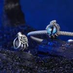 Ezüst Sárkányszem Charm
