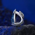 Ezüst Sárkányszem Charm