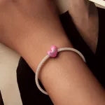 Ezüst Love Szív Charm