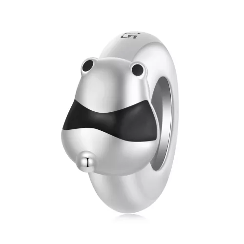 Panda Őr ezüst stopper charm