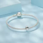 Panda Őr ezüst stopper charm