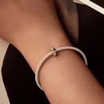 Panda Őr ezüst stopper charm