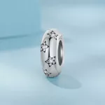 Éjféli Ragyogás ezüst stopper charm