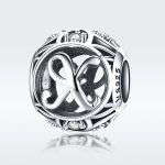 X-Betu-Koves-diszer-ezust-gomb-charm