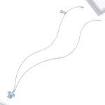 Ezüst nyaklánc teknős medállal