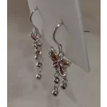 Bronzszárnyú Pillangó Ezüst Fülbevaló akasztós