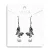Táncoló Pillangó gyönggyel Ezüst Fülbevaló akasztós