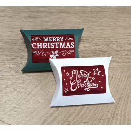 Fehér Valentín napi kis párna doboz 1 db