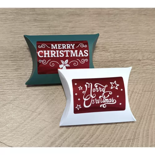 Fehér Valentín napi kis párna doboz 1 db