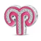 Pink Kos Csillagjegy Ezüst Charm