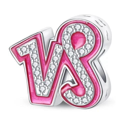 Pink Bak Csillagjegy Ezüst Charm