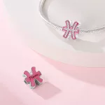 Pink Halak Csillagjegy Ezüst Charm