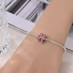 Pink Halak Csillagjegy Ezüst Charm