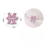 Pink Halak Csillagjegy Ezüst Charm