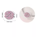 Pink Rák Csillagjegy Ezüst Charm