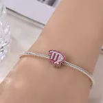 Pink Szűz Csillagjegy Ezüst Charm