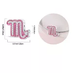 Pink Skorpió Csillagjegy Ezüst Charm