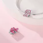 Pink Nyilas Csillagjegy Ezüst Charm